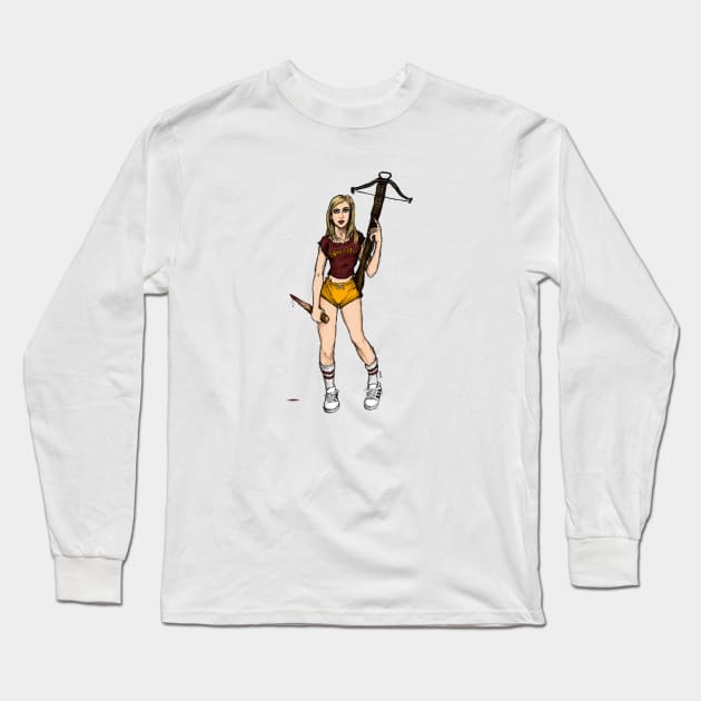 Slayer Sketch Long Sleeve T-Shirt by OBSUART